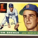 1955 Topps baseball card #83 Tom Brewer VG/EX Boston Red Sox