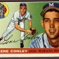 1955 Topps baseball card #81 (D) Gene Conley EX Milwaukee Braves