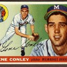 1955 Topps baseball card #81 (E) Gene Conley VG Milwaukee Braves