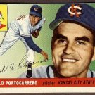 1955 Topps baseball card #77 (E) Arnold Portocarrero EX/NM Kansas City Athletics