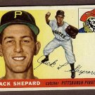 1955 Topps baseball card #73 (B) Jack Shepard EX Pittsburgh Pirates