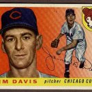 1955 Topps baseball card #68 Jim Davis VG (light surface wrinkles) Chicago Cubs