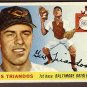 1955 Topps baseball card #64 Gus Triandos VG Baltimore Orioles