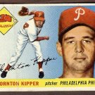 1955 Topps baseball card #62 Thornton Kipper G/VG (heavy crease) Philadelphia Phillies