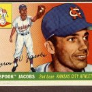 1955 Topps baseball card #61 (C) Spook Jacobs EX/NM Kansas City A's
