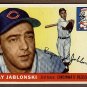 1955 Topps baseball card #56 (B) Ray Jablonski EX/NM Cincinnati Redlegs