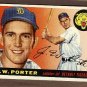 1955 Topps baseball card #49 (C) J.W. Porter EX Detroit Tigers