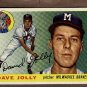 1955 Topps baseball card #35 (B) Dave Jolly VG+ Milwaukee Braves