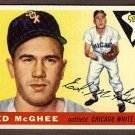 1955 Topps baseball card #32 (B) Ed McGhee NM Chicago White Sox