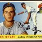1955 Topps baseball card #26 Dick Groat EX Pittsburgh Pirates
