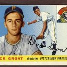 1955 Topps baseball card #26 (C) Dick Groat EX (miscut) Pittsburgh Pirates