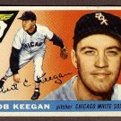 1955 Topps baseball card #10 (B) Bob Keegan VG/EX Chicago White Sox