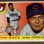 1955 Topps baseball card #6 Stan Hack NM Chicago Cubs