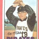 1967 Topps baseball card #425 Pete Mikkelsen EX Pittsburgh Pirates