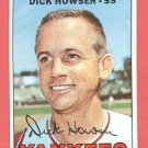 1967 Topps baseball card #411 Dick Howser EX/Nm New York Yankees