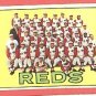 1967 Topps baseball card #407 Cincinnati Red team VG
