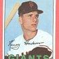 1967 Topps baseball card #383 Ken Anderson EX San Francisco Giants