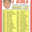 1967 Topps baseball card #361 5th Series Checklist w/ Roberto Clemente NM Unmarked