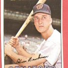 1967 Topps baseball card #311 Ed Brinkman Vg (light crease) Washington Senators