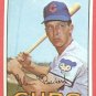 1967 Topps baseball card #296 Glenn Beckert Nm Chicago Cubs
