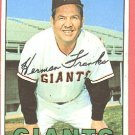 1967 Topps baseball card #116 Herman Franks VG San Francisco Giants