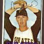 1967 Topps baseball card #84 Tommie Sisk NM Pittsburgh Pirates