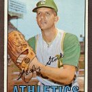 1967 Topps baseball card #74 Wes Stock VG Kansas City A's