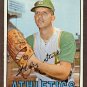 1967 Topps baseball card #74 Wes Stock VG Kansas City A's