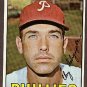 1967 Topps baseball card #53 (C) Clay Dalrymple EX Philadelphia Phillie