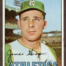 1967 Topps baseball card #17 (B) Jim Gosger EX/NM Kansas City A's