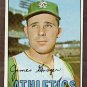1967 Topps baseball card #17 (C) Jim Gosger NM Kansas City A's