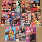 11 diff Star Trek/Science Fiction TV Guide magazine Next Generation, Deep Space Nine, Voyager, more!