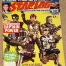 Starlog magazine #129 1988 Captain Power, Wil Wheaton, Star trek, Robocop, Superman
