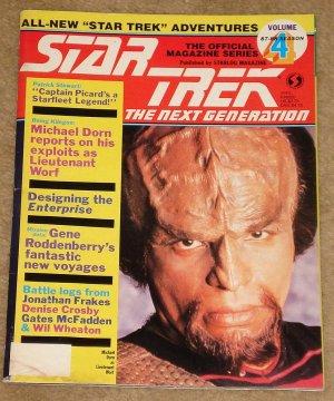 Star Trek The Next Generation magazine Vol. #4 Michael Dorn, Enterprise design, Patrick Stewart