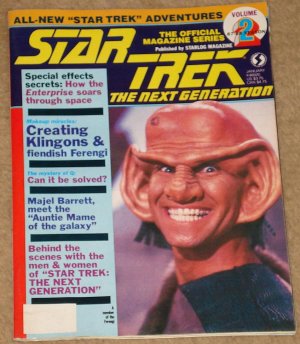 Star Trek The Next Generation magazine Vol. #2 Creating Klingons & Ferengi, behind the scenes