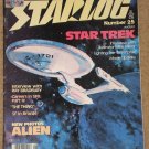 Starlog magazine #25 1979, Star Trek, Alien, the Thing, Pinball machine glass,