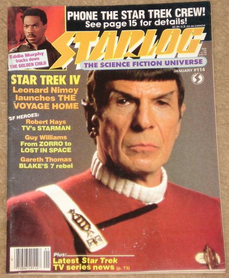 Starlog magazine #114 1987 Guy Williams' career, Star Trek IV, Blake 7 ...