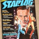 Starlog magazine #4 1977 Richard Anderson 6 million Dollar man, Bionic Woman, Outer Limits