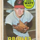 1969 Topps baseball card #652 Eddie Watt EX Baltimore orioles