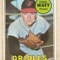 1969 Topps baseball card #652 Eddie Watt EX Baltimore orioles