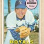 1969 Topps baseball card #647 Dave Wickersham VG Kansas City Royals