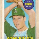 1969 Topps baseball card #638 Ed Sprague Ex Oakland A's