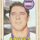 1969 Topps baseball card #645 George Brunet NM California Angels