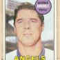 1969 Topps baseball card #645 George Brunet NM California Angels