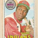 1969 Topps baseball card #595 Lee Maye EX Cleveland Indians