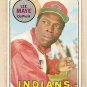 1969 Topps baseball card #595 Lee Maye EX Cleveland Indians