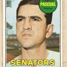 1969 Topps baseball card #513 Camilo Pascual NM Washington Senators