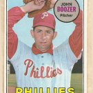 1969 Topps baseball card #599 John Boozer EX/NM