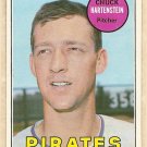 1969 Topps baseball card #596 Chuck Hartenstein EX