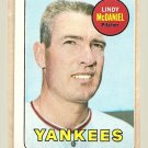 1969 Topps baseball card #191 Lindy McDaniel Ex (miscut)